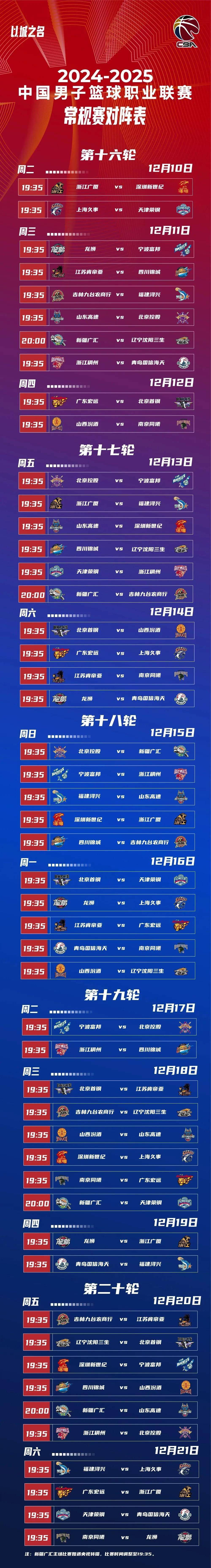 cba直播赛程表电视转播时间_(cba直播赛程表电视转播时间几点)