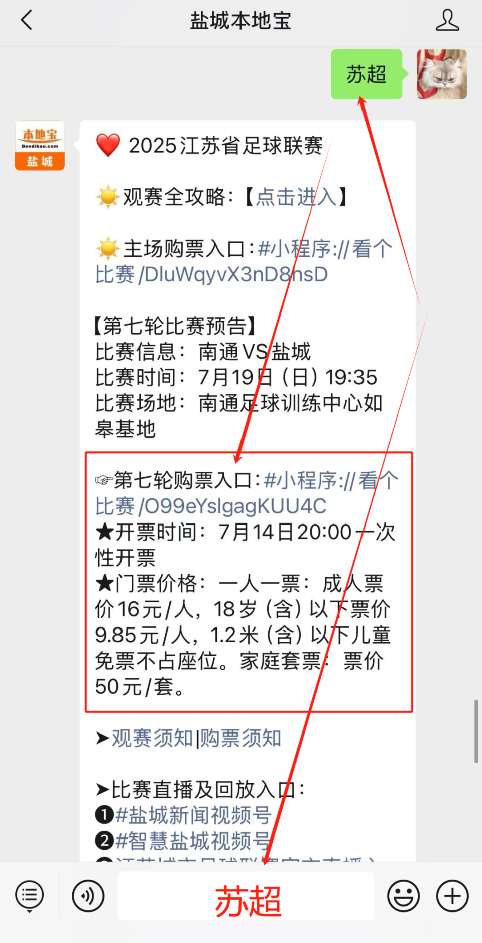 包含苏超徐州VS扬州门票今天开售每张门票5元的词条  第1张