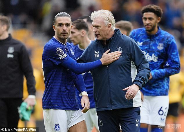 关于埃弗顿就租借格拉利什与曼城接触曼城希望球员离队的信息