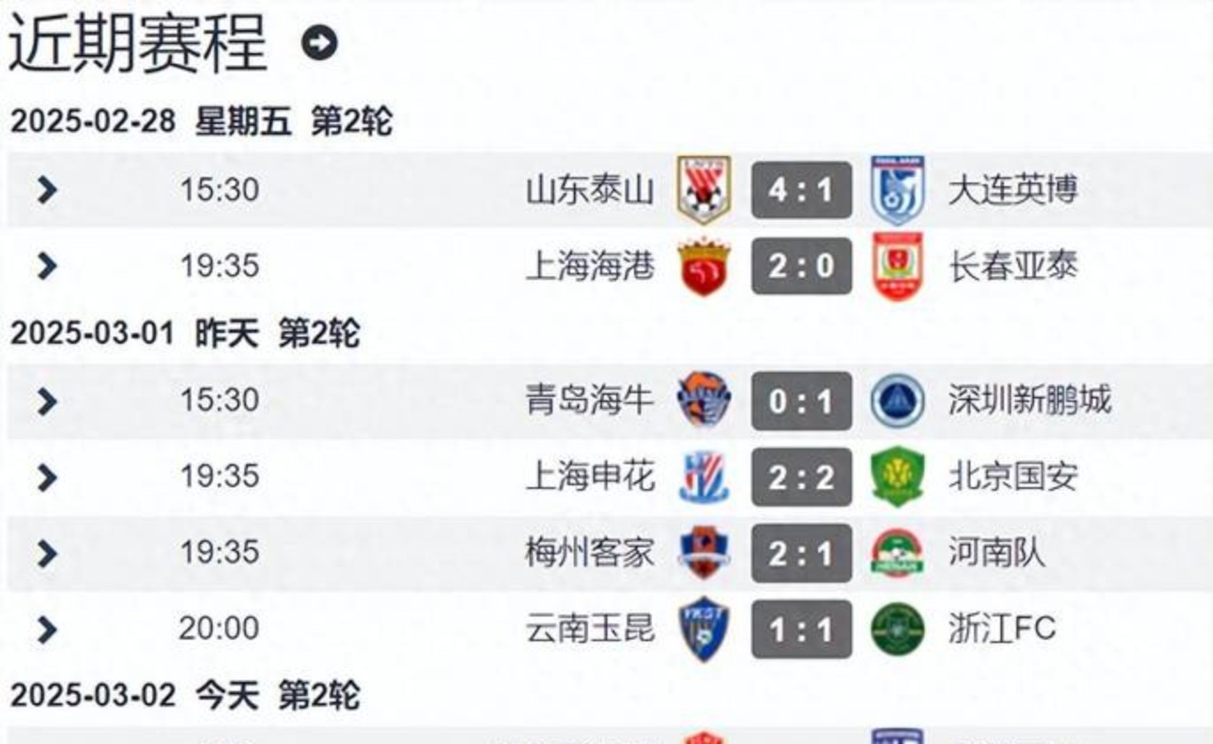 关于2025中超积分榜最新排行实时数据（官方版）的信息  第2张